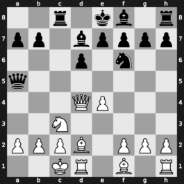 B61h - 7…Rc8 8.O-O-O Nxd4 9.Qxd4 Qa5 10.Bd2 - Richter-Rauzer Larsen Main Line [+0.16]