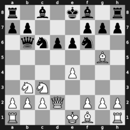 B63d - 7…Qb6 8.Nb3 - Richter-Rauzer [+0.50]