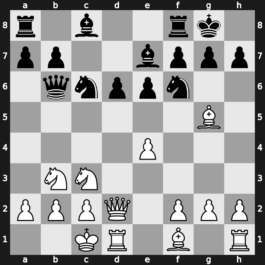 B63t - 7…Be7 8.O-O-O O-O 9.Nb3 Qb6 - Richter-Rauzer Podebrad Variation [+0.49]