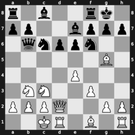 B63u - 7…Be7 8.O-O-O O-O 9.Nb3 Qb6 10.f3 - Richter-Rauzer Podebrad [+0.28]