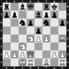 B64f - 9…h6 10.Bh4 e5 - Richter-Rauzer [+0.48]