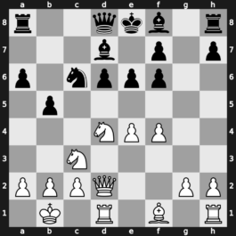B67q - 9.f4 b5 10.Bxf6 gxf6 11.Kb1 - Richter-Rauzer [+0.48]