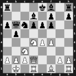 B67r - 9.f4 b5 10.Bxf6 gxf6 11.Kb1 Qb6 - Richter-Rauzer [+0.43]