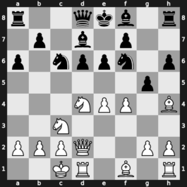 B67j - 9.f4 h6 10.Bh4 g5 - Richter-Rauzer [+0.69]