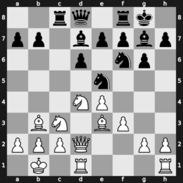 B78e - 10…Rc8 11.Bb3 Ne5 12.Kb1 - Dragon Yugoslav Main Line [+0.90]