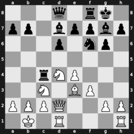 B78e - 10…Rc8 11.Bb3 Ne5 12.Kb1 Nc4 13.Bxc4 Rxc4 - Dragon Yugoslav Main Line [+0.99]