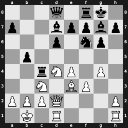 B78f - 10…Rc8 11.Bb3 Ne5 12.Kb1 Nc4 13.Bxc4 Rxc4 14.g4 b5 - Dragon Yugoslav Main Line [+1.00]