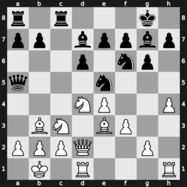 B79c - 12…Ne5 13.Kb1 - Dragon Yugoslav Old Main Line [+0.74]