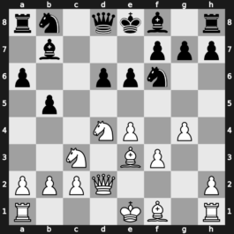 B80l - 6.Be3 a6 7.f3 b5 8.Qd2 Bb7 9.g4 - Scheveningen English [+0.86]