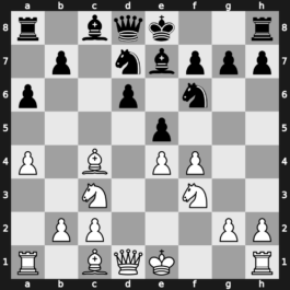 B93r - 6…e5 7.Nf3 Nbd7 8.a4 Be7 9.Bc4 - Najdorf [+0.13]