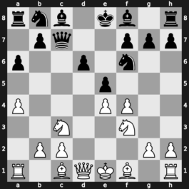 B93m - 6…e5 7.Nf3 Qc7 8.a4 - Najdorf [+0.17]