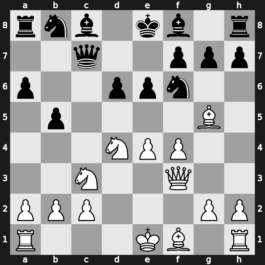 B96h - 7…Qc7 8.Qf3 b5 - Najdorf