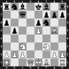 B96o - 7…b5 8.e5 dxe5 9.fxe5 Qc7 10.Nf3 - Najdorf Polugaevsky