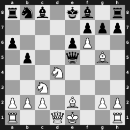 B96r - 7…b5 8.e5 dxe5 9.fxe5 Qc7 10.exf6 Qe5+ 11.Be2 - Najdorf Polugaevsky [+0.87]