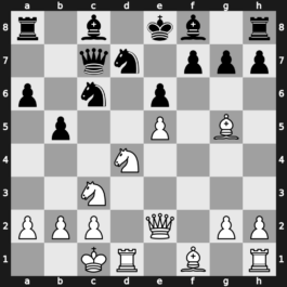B96u - 7…b5 8.e5 dxe5 9.fxe5 Qc7 10.Qe2 Nfd7 11.O-O-O Nc6 - Najdorf Polugaevsky [+0.63]