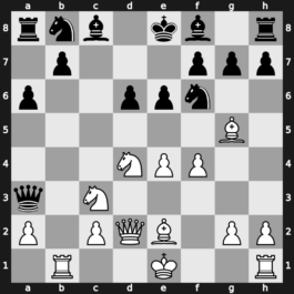 B97n - 8.Qd2 Qxb2 9.Rb1 Qa3 10.Be2 [-0.52]