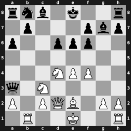 B97o - 8.Qd2 Qxb2 9.Rb1 Qa3 10.Bxf6 gxf6 11.Be2 Bg7 - Najdorf Poisoned Pawn [+0.15]