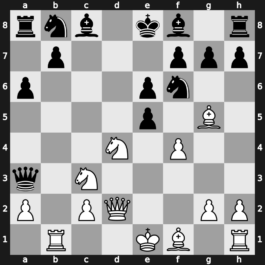 B97p - 8.Qd2 Qxb2 9.Rb1 Qa3 10.e5 dxe5 - Najdorf Poisoned Pawn [+0.01]