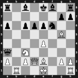 B97s - 8.Qd2 Qxb2 9.Rb1 Qa3 10.f5 Nc6 11.fxe6 fxe6 12.Nxc6 bxc6 13.Be2 - Najdorf Poisoned Pawn Main Line Timman’s [+0.45]
