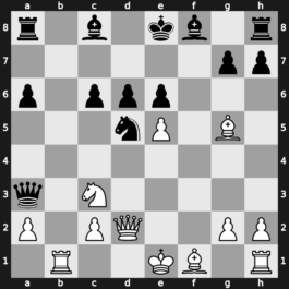 B97t - 8.Qd2 Qxb2 9.Rb1 Qa3 10.f5 Nc6 11.fxe6 fxe6 12.Nxc6 bxc6 13.e5 Nd5 - Najdorf Poisoned Pawn Main Line [+1.15]