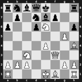B98l - 8.Qf3 h6 9.Bh4 g5 10.fxg5 Nfd7 11.Nxe6 - Najdorf Gothenburg [-1.72]