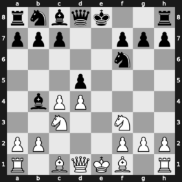 C01e - 3…exd5 4.c4 Nf6 5.Nc3 Bb4 6.Nf3 - Exchange [-0.20]