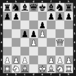 C02e - 3…c5 4.Qg4 - Advance Nimzowitsch Attack [-1.02]