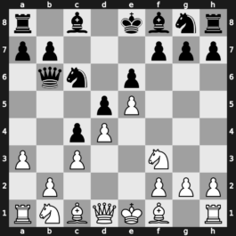 C02y - 3…c5 4.c3 Nc6 5.Nf3 Qb6 6.a3 c4 - Advance [+0.26]