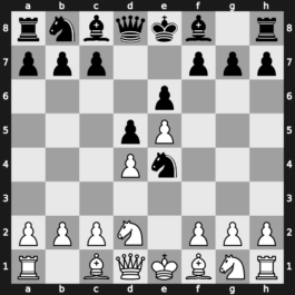 C05c - 4.e5 Ne4 - Tarrasch Closed [+0.85]