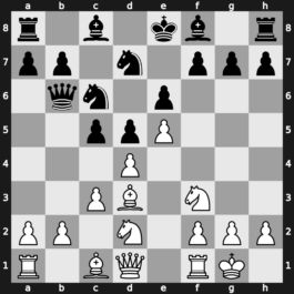 C05u - 4.e5 Nfd7 5.Bd3 c5 6.c3 Nc6 7.Ngf3 Qb6 8.O-O - Tarrasch Closed Nunn-Korchnoi Gambit [+0.47]