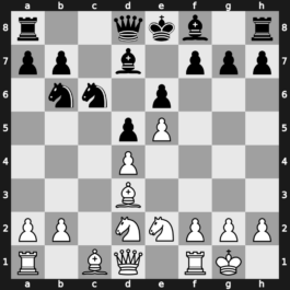 C06f - 8…Nb6 9.O-O Bd7 - Tarrasch Closed Leningrad [+1.06]
