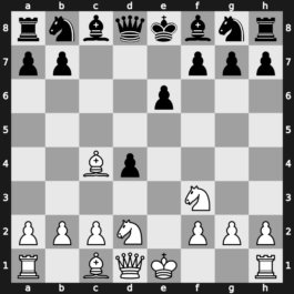 C07n - 4.exd5 Qxd5 5.Ngf3 cxd4 6.Bc4 Qd8 - Tarrasch Open Eliskases Variation [+0.29]