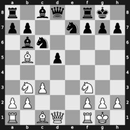 C09i - 6.Bb5 Bd6 7.O-O Ne7 8.dxc5 Bxc5 9.c3 O-O 10.Nb3 Bb6 - Tarrasch Open Main Line [+0.30]
