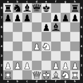 C11t - 4.Bg5 dxe4 5.Nxe4 Be7 6.Bxf6 Bxf6 - Burn