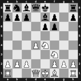 C11v - 4.Bg5 dxe4 5.Nxe4 Be7 6.Bxf6 gxf6 7.Nf3 - Burn