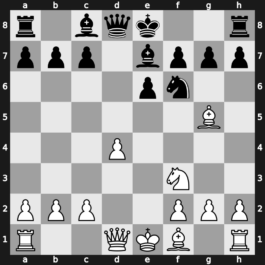 C11r - 4.Bg5 dxe4 5.Nxe4 Nbd7 6.Nf3 Be7 7.Nxf6+ Nxf6 - Burn [+0.36]