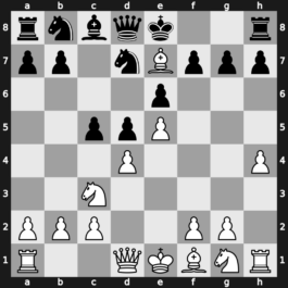 C13q - 5.e5 Nfd7 6.h4 c5 7.Bxe7 - Chatard-Alekhine Breyer [+0.67]
