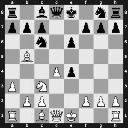 C15s - 4.Ne2 dxe4 5.a3 Bxc3+ 6.Nxc3 Nc6 7.Bb5 - Winawer Alekhine Gambit Kan [+0.17]
