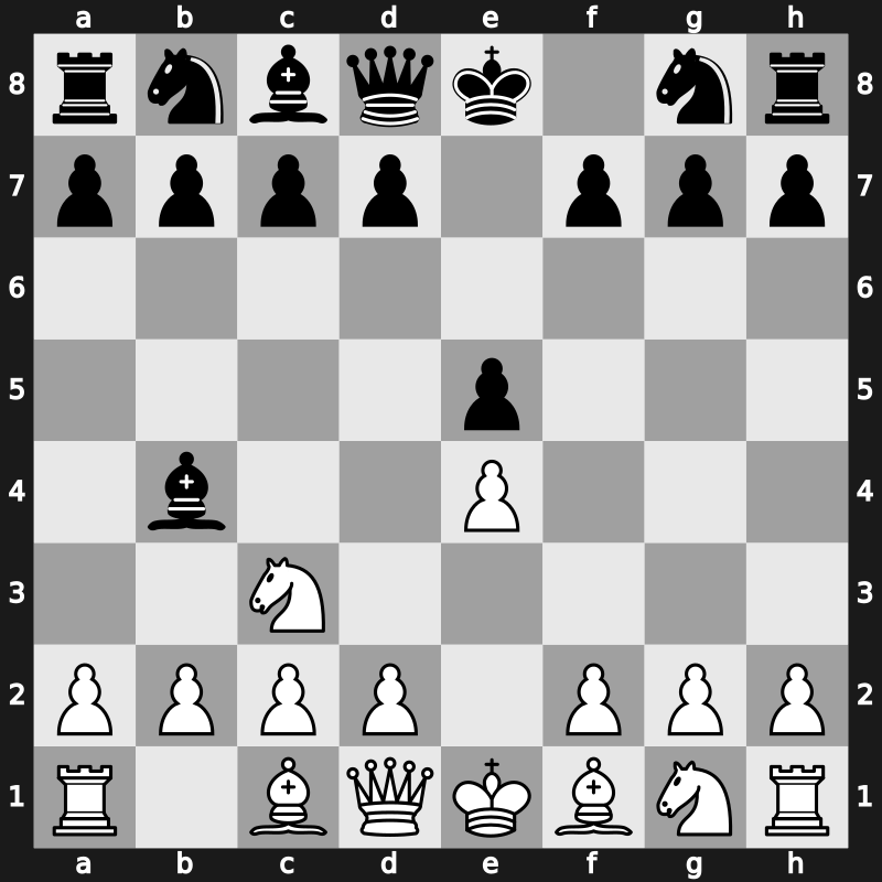 C25b - 2…Bb4 [+0.45]