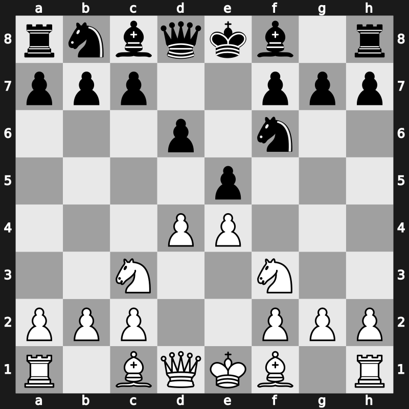 C41q - 3.d4 Nf6 4.Nc3 - Nimzowitsch Variation [+0.49]