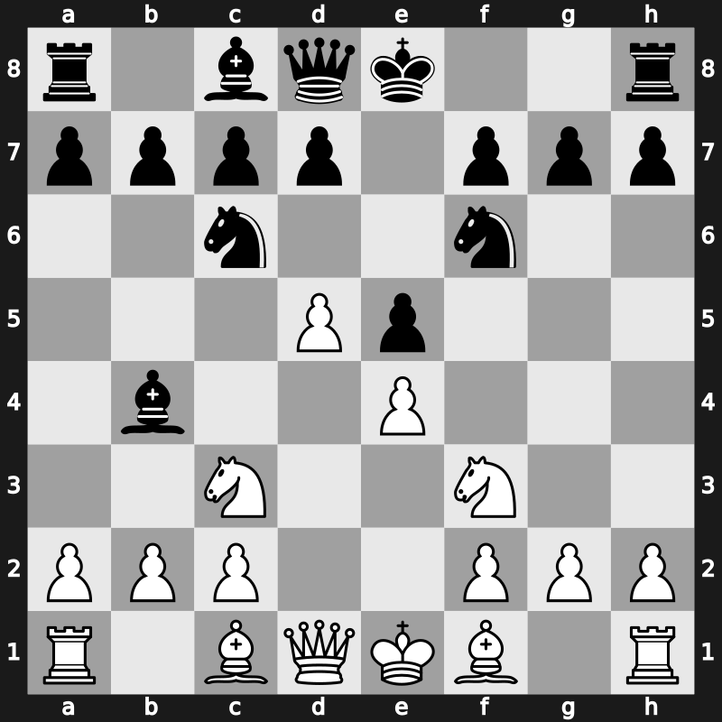 C47j - 4.d4 Bb4 5.d5 - Scotch Bogoljubow [-0.06]