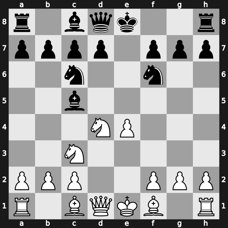 C47q - 4.d4 exd4 5.Nxd4 Bc5 - Scotch [+0.35]