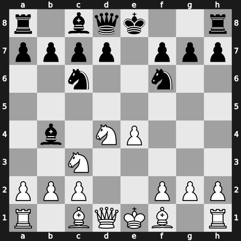 C47r - 4.d4 exd4 5.Nxd4 Bb4 - Scotch [+0.02]