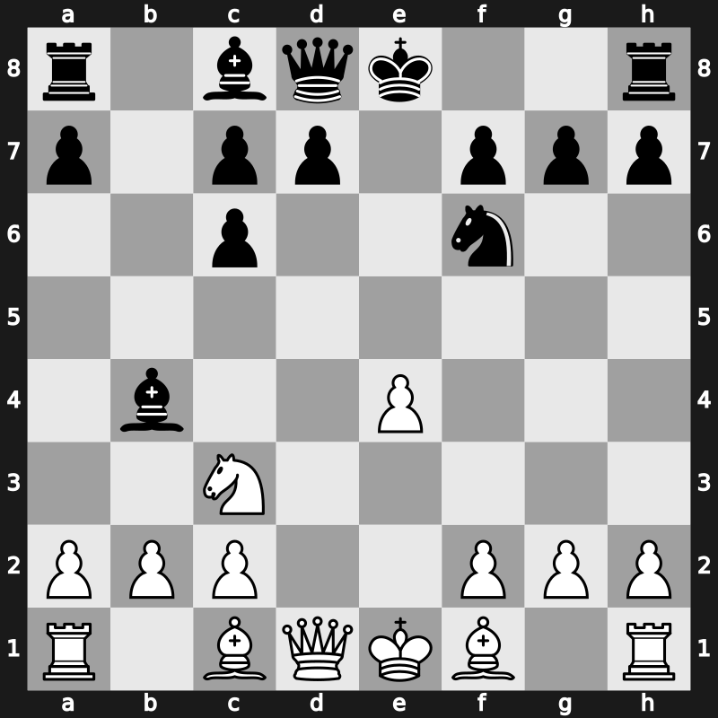 C47s - 4.d4 exd4 5.Nxd4 Bb4 6.Nxc6 bxc6 - Scotch [+0.06]