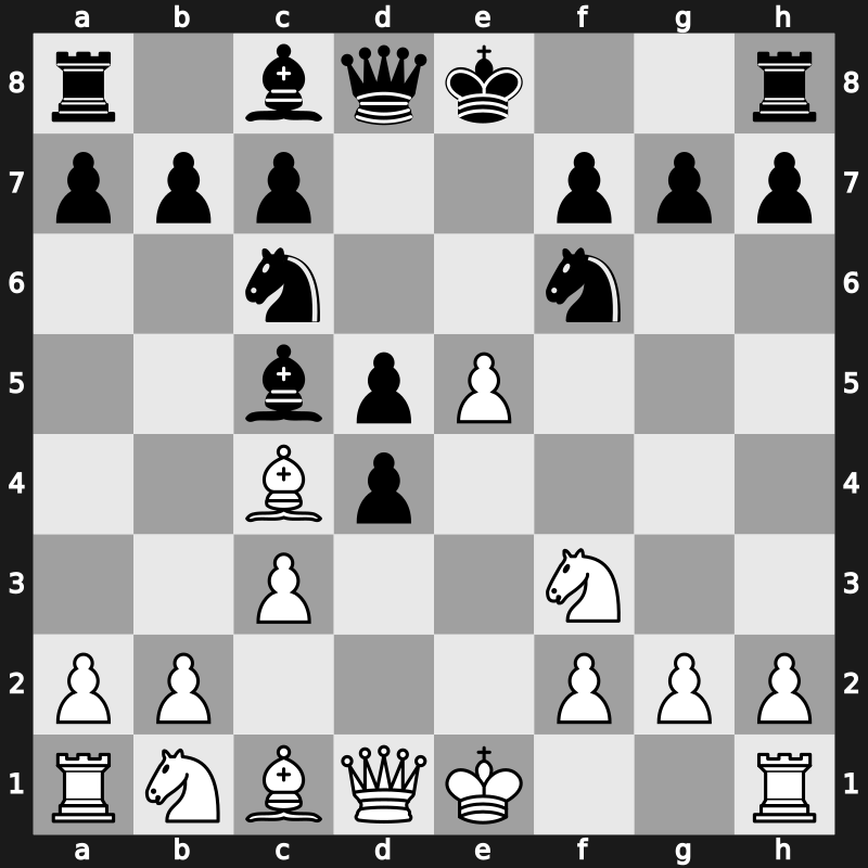 C54k - 5.d4 exd4 6.e5 d5 [-0.02]