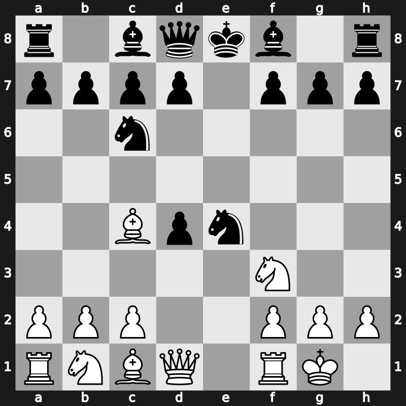 C56a - 5…Nxe4 - Classical [-0.13]
