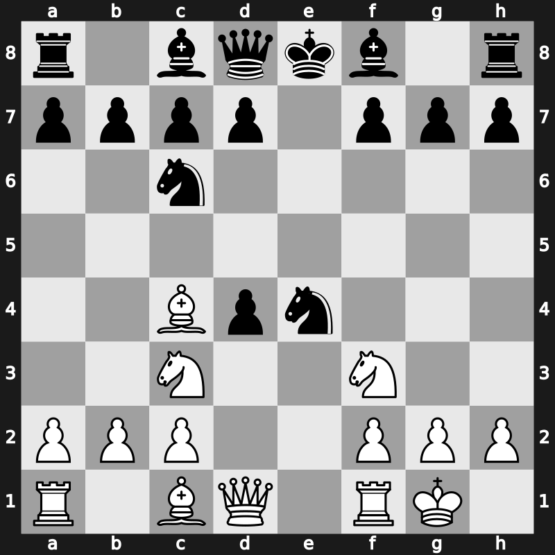 C56a - 6.Nc3 - Classical Nakhmanson Variation [-0.70]