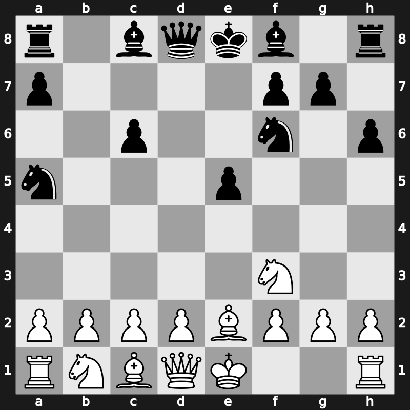 C59c - 9.Nf3 - Morphy Main Line [-0.13]