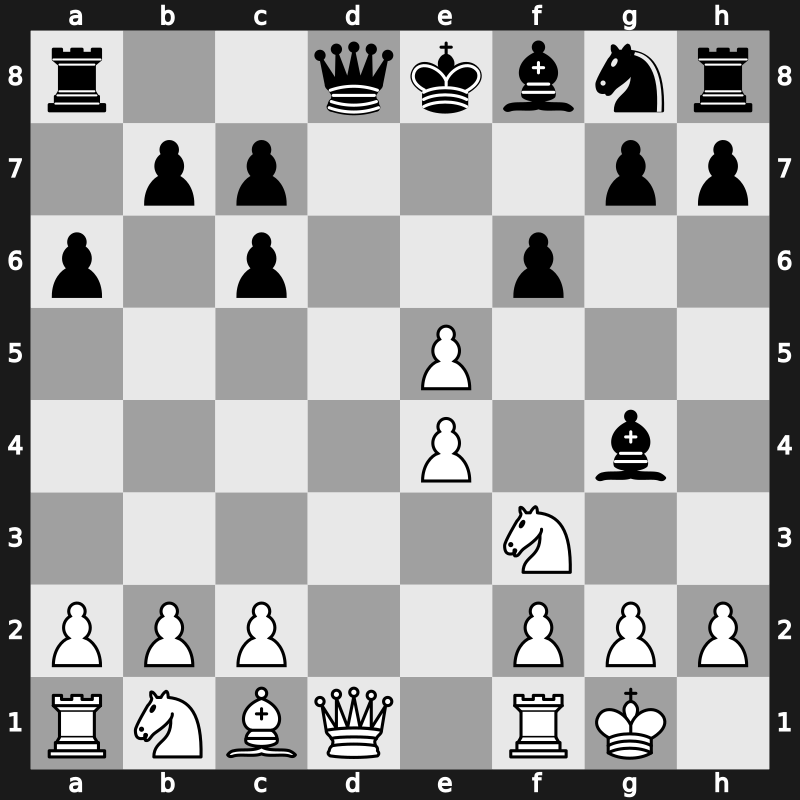 C69e - 6.d4 Bg4 7.dxe5 - Exchange Gligoric [+0.22]