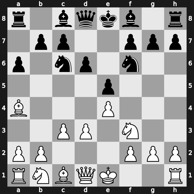 C77f - 5.d3 d6 6.c3 - Anderssen [+0.12]